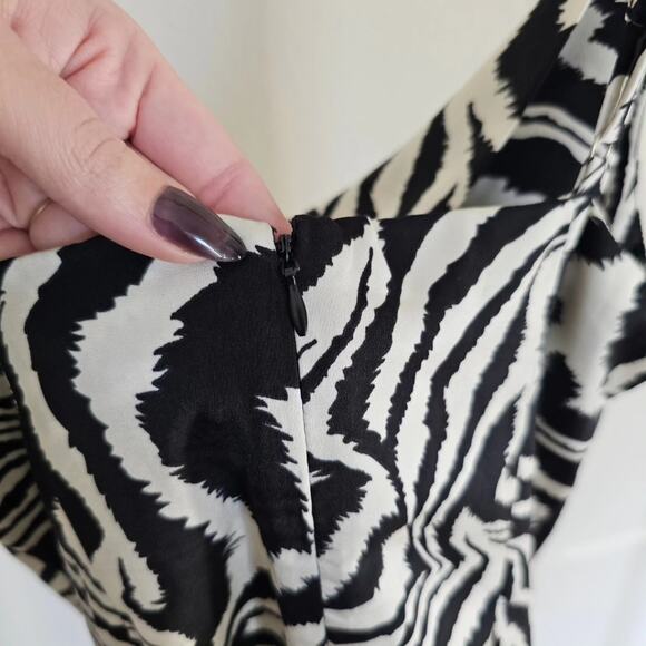 NWT Sans Souci Zebra Print Mini Dress - Picture 4 of 6